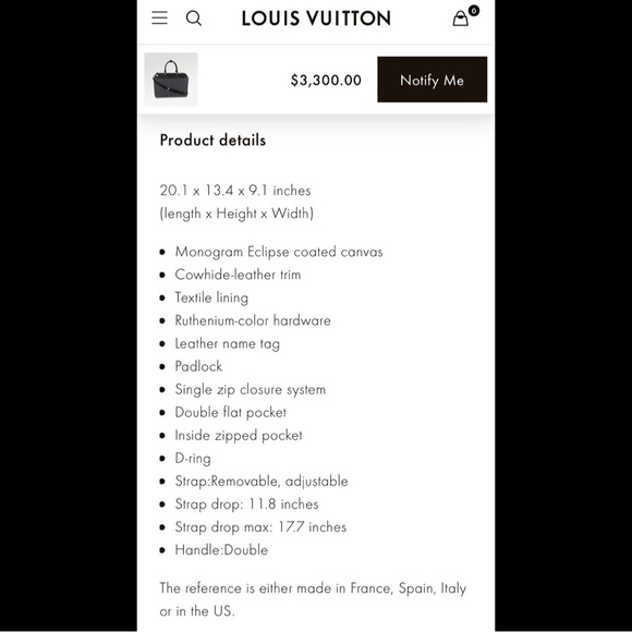 Louis Vuitton Neo Greenwich Damier Graphite - Picture 7 of 7